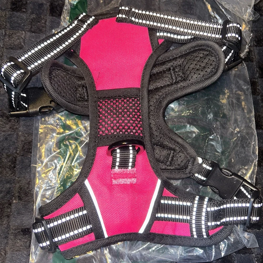 Pink and Black Dog Harness size small poypet brand